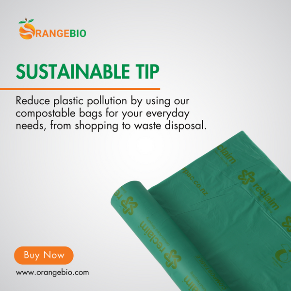 Looking to make a positive impact on the planet?🧐 Swap out plastic for our compostable bags in your daily routine!👌🌟